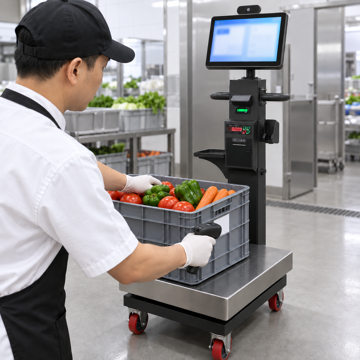 食堂食材验收为什么要“称重留痕”？智慧食安验收秤的5个应用价值